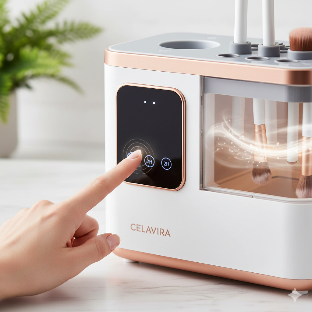 Celavira™ - BrushWhirl Makeup Brush Cleaner