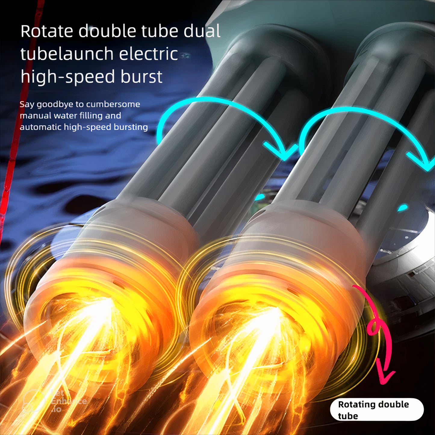SplashGat 360 - Electric Gatling Water Gun