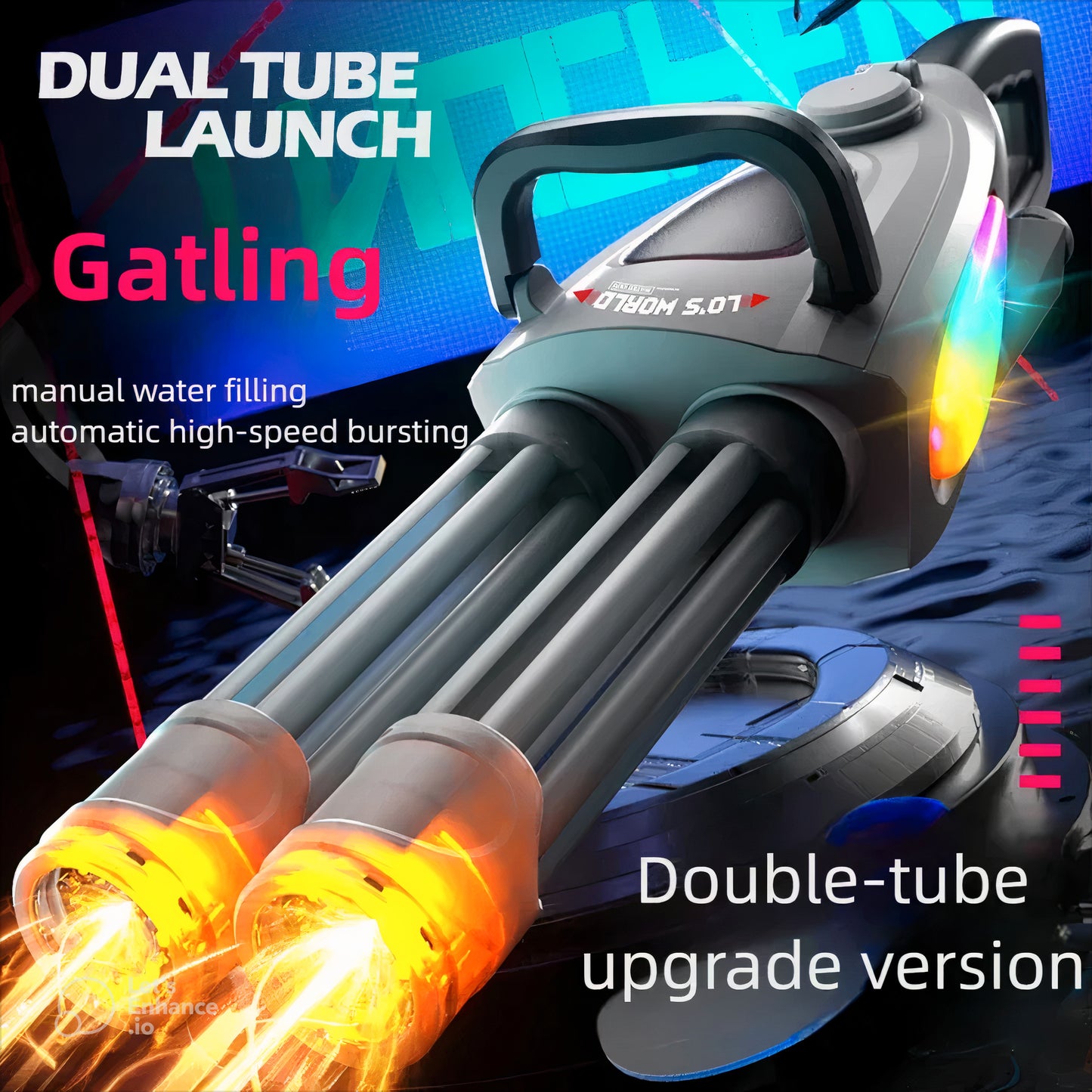 SplashGat 360 - Electric Gatling Water Gun