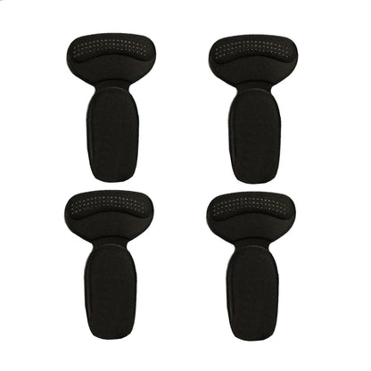 4Pcs Self-Adhesive Heel Pads - Comfort Inserts for Oversized Shoes & High Heels, Pain Relief & Size Reduction