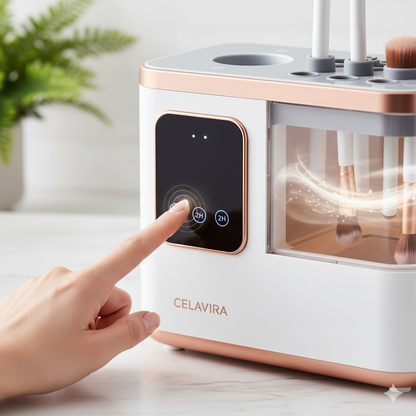 Celavira™ - BrushWhirl Makeup Brush Cleaner