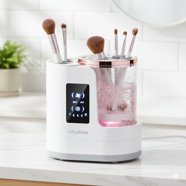 Celavira™ - BrushWhirl Makeup Brush Cleaner