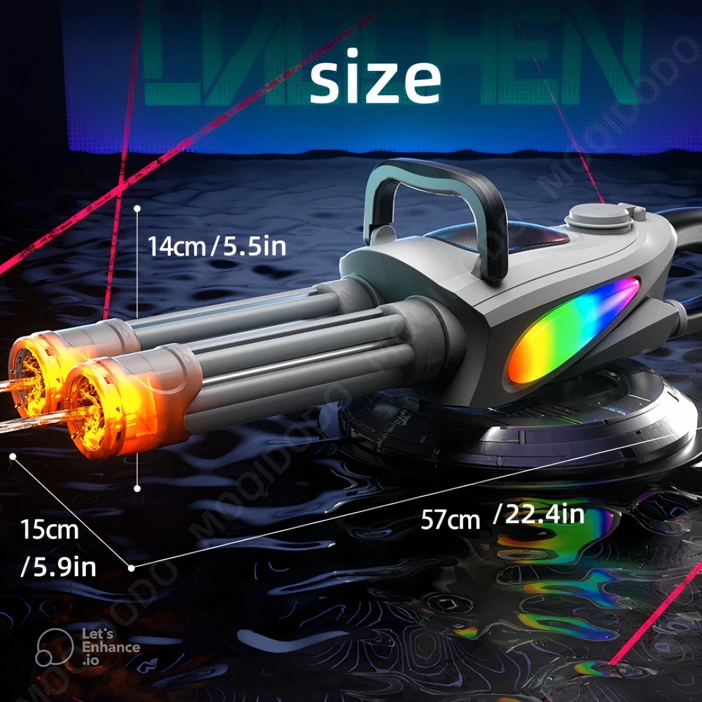 SplashGat 360 - Electric Gatling Water Gun