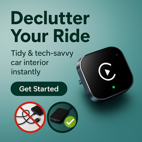 DrivSync Mini 3.0 Ultra Cube wireless CarPlay Android Auto Adapter